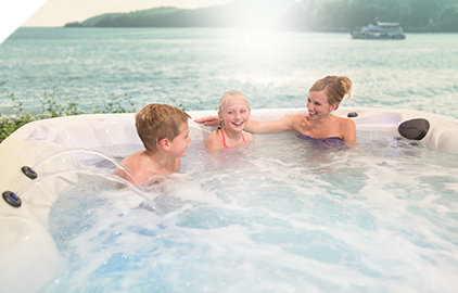 Master Spas hot tubs are fun for the whole family.
