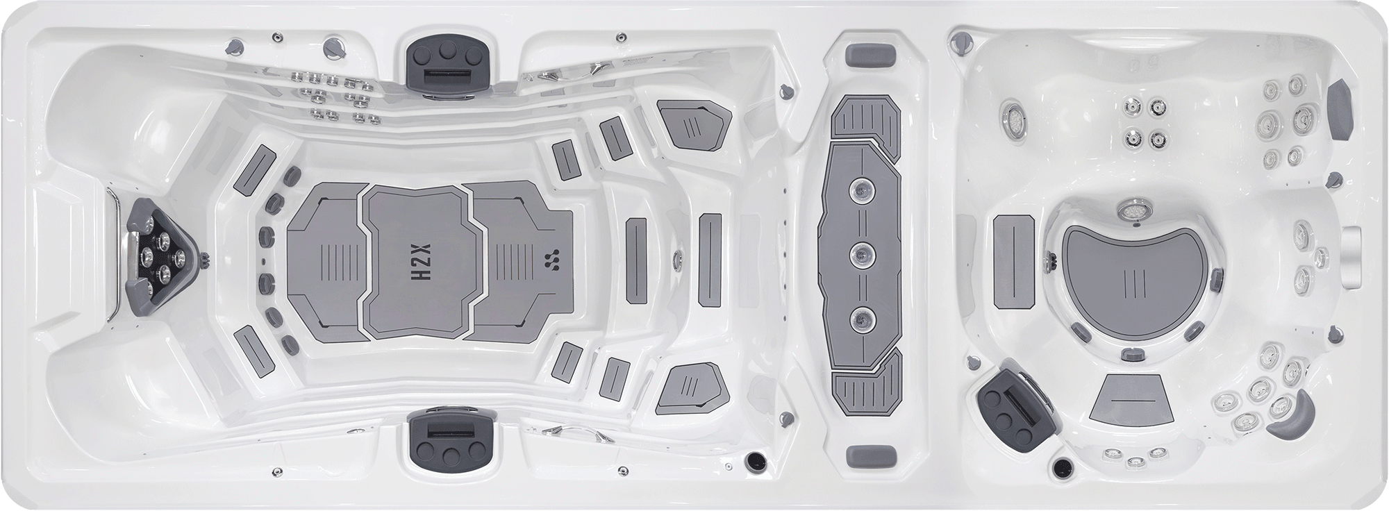 H2X Fitness Swim Spas Challenger 21D