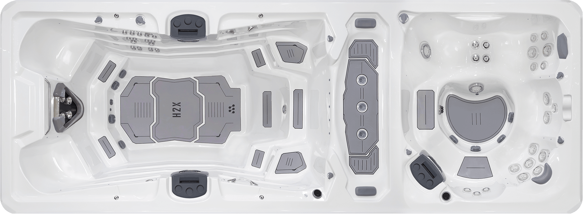 H2X Fitness Swim Spas Trainer 21D